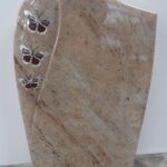 Ivory-Brown-mit-2-Schmetterlinge